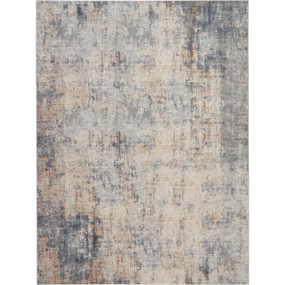 Rustic Textures Area Rug, Grey/Beige, 7'10" x 10'6". The main picture.