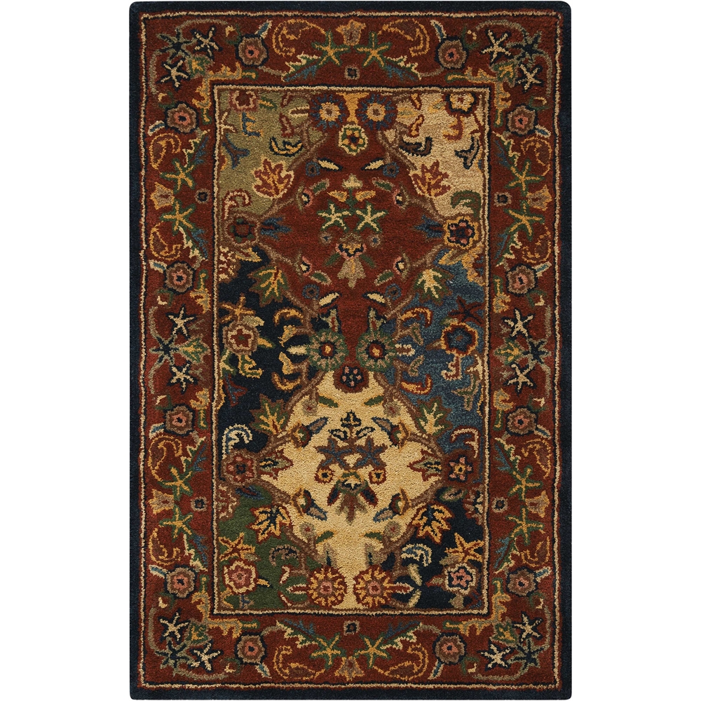 India House Area Rug, Multicolor, 2'6" x 4'. Picture 1