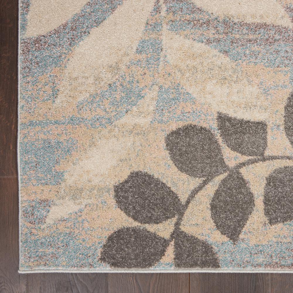 Tranquil Area Rug, Ivory/Light Blue, 4' x 6'. Picture 4
