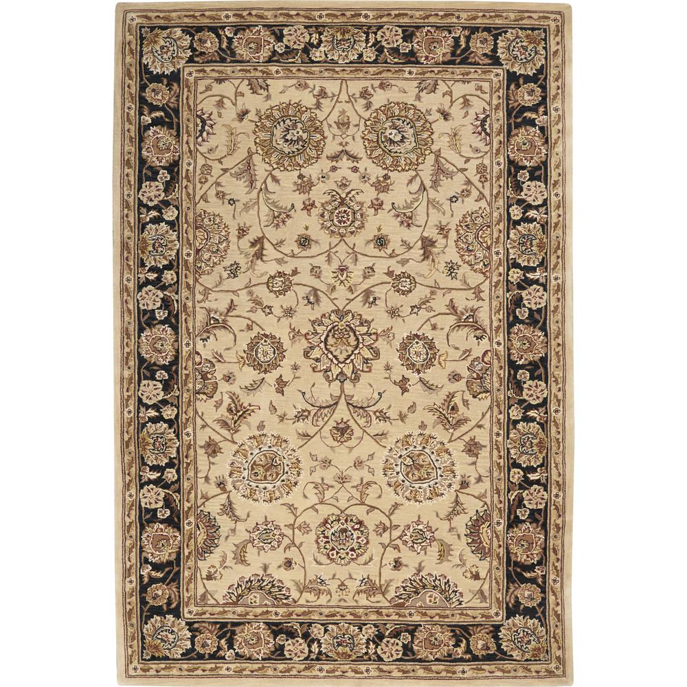 Traditional Rectangle Area Rug, 6' x 9'. Picture 1