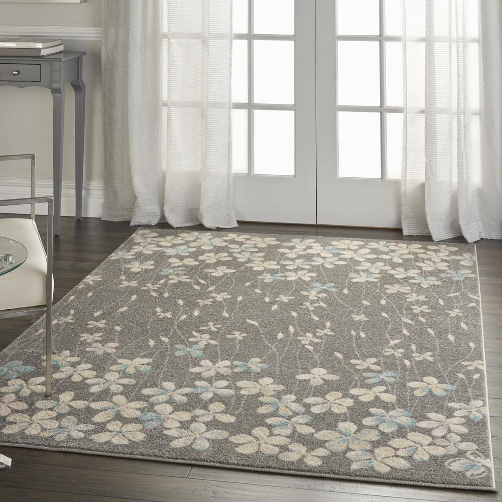 Tranquil Area Rug, Grey/Beige, 4' X 6'. Picture 6