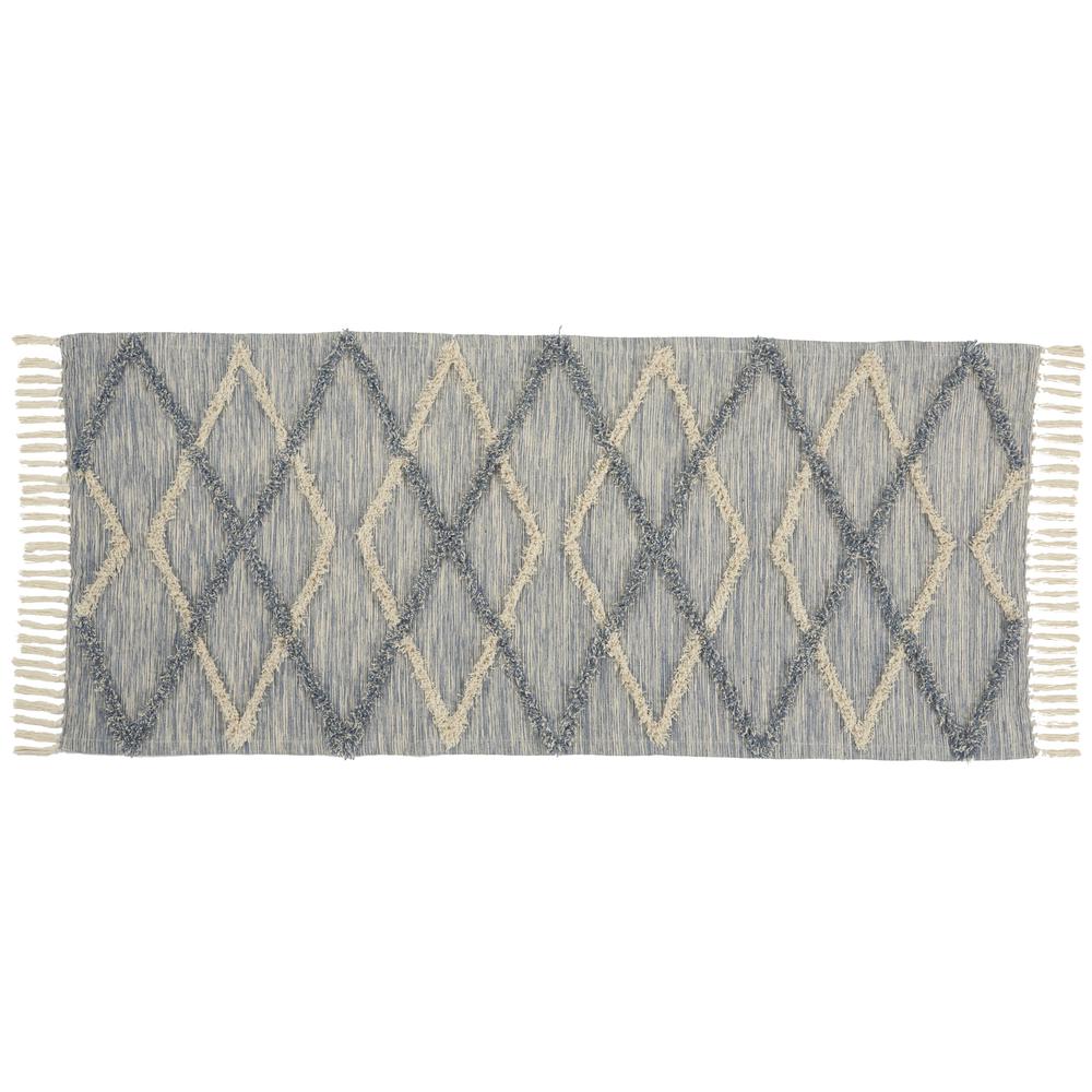 ROC01 Rockford Lt Grey Area Rug- 2'3" x 6'. The main picture.