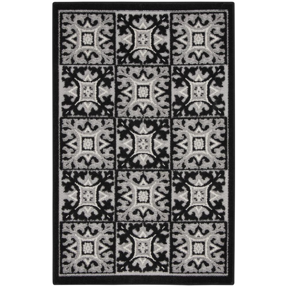 Contemporary Rectangle Area Rug, 3' x 4'. Picture 1