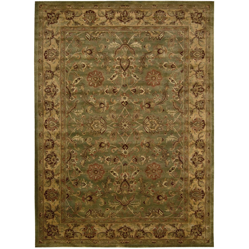 Jaipur Area Rug, Green, 8'3' x 11'6". Picture 1