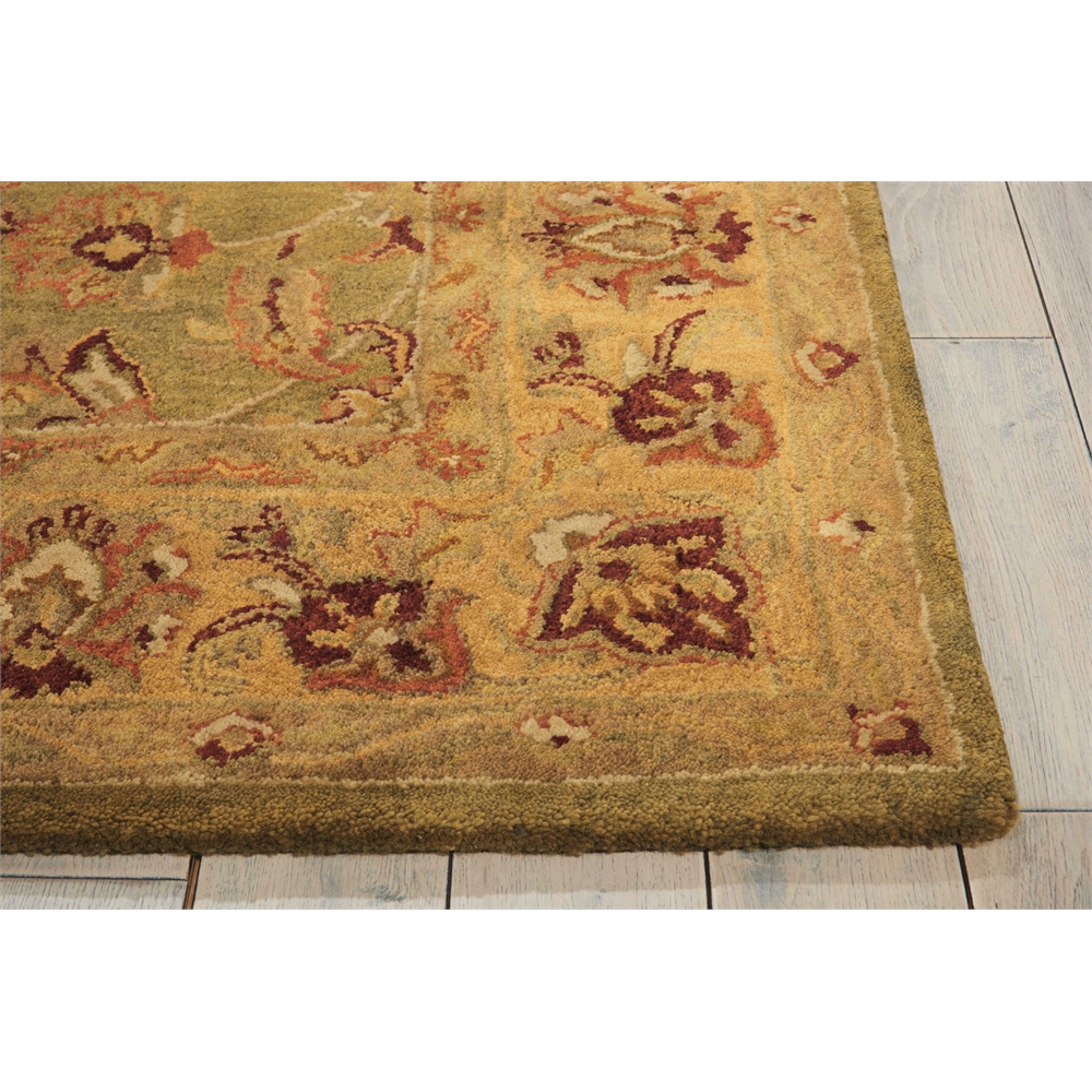 Jaipur Area Rug, Green, 5'6" x 8'6". Picture 3