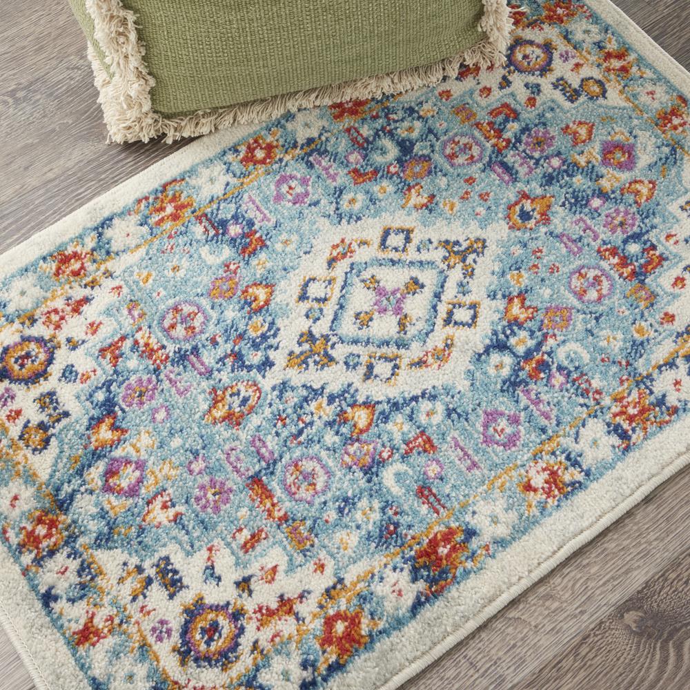 Bohemian Rectangle Area Rug, 2' x 3'. Picture 8