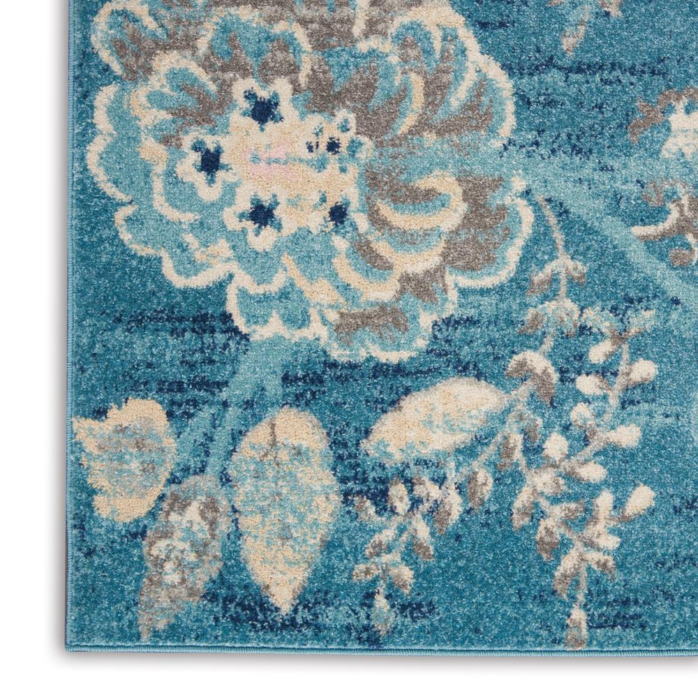 Tranquil Area Rug, Turquoise, 5'3" X 7'3". Picture 5