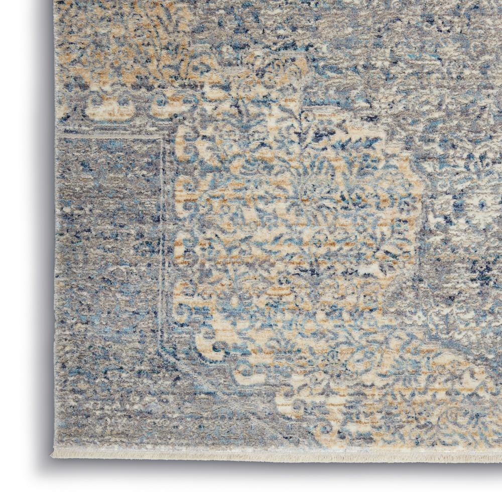 SLW04 Silken Weave Blue/Grey Area Rug- 7'10" x 10'2". Picture 5