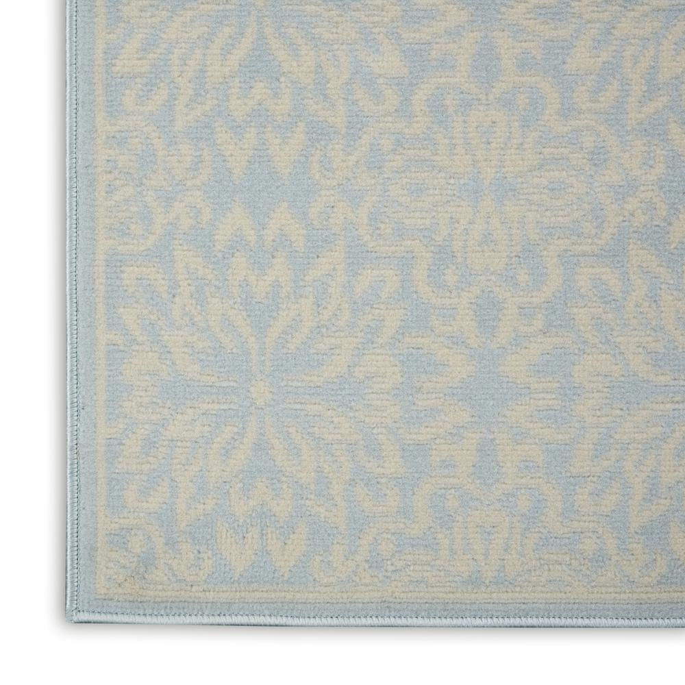 Jubilant Area Rug, Ivory/Light Blue, 2'3" x 7'3". Picture 5