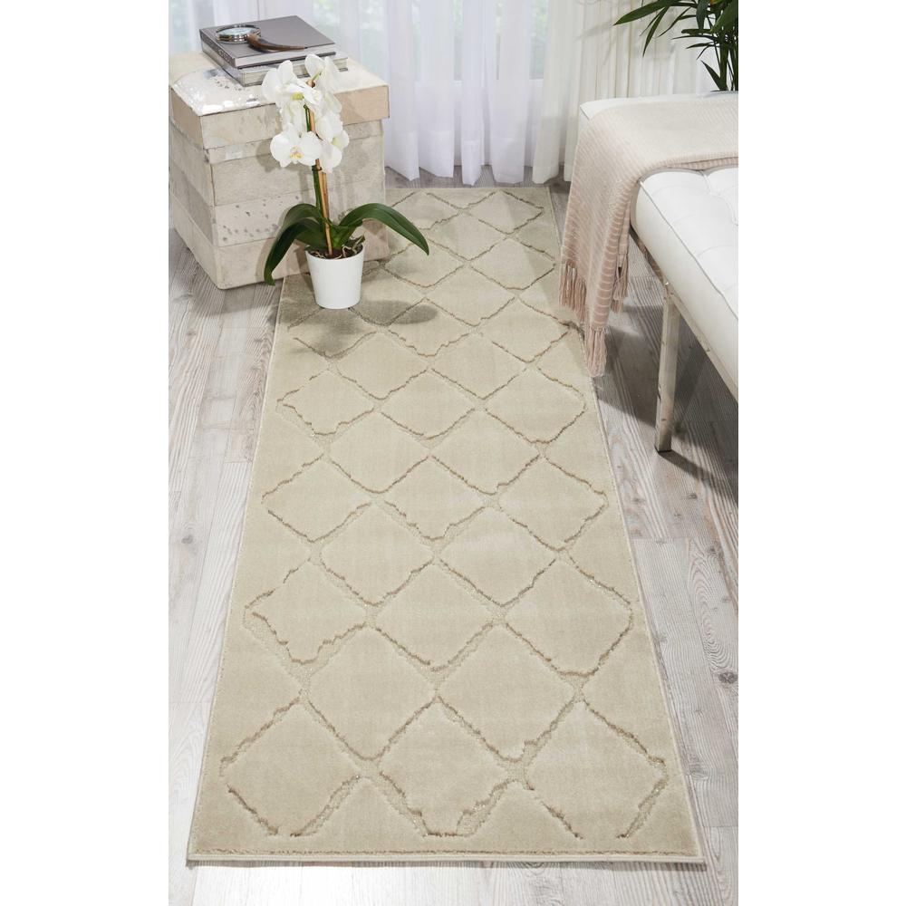 Gleam Area Rug, Ivory, 2'2" x 7'6". Picture 2