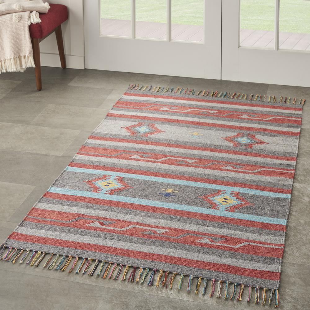 Southwestern Rectangle Area Rug, 5' x 7'. Picture 2