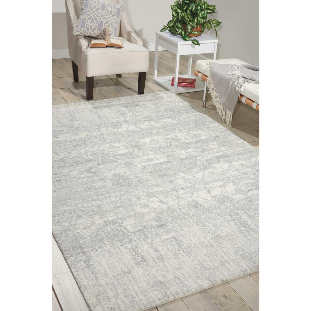 Nourison Tahoe Modern Area Rug, Ivory, 12' x 15', TWI02. Picture 2