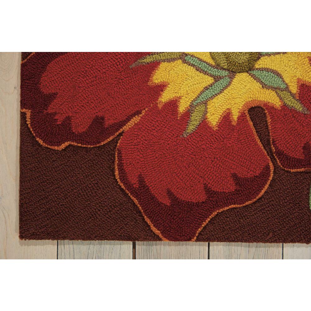Fantasy Area Rug, Chocolate, 2'3" x 8'. Picture 3