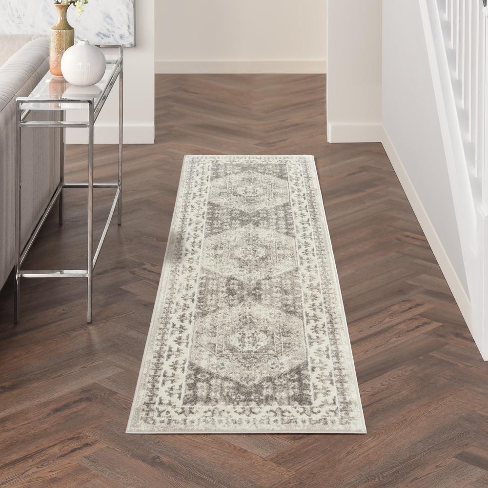 CYR05 Cyrus Ivory Area Rug- 2'2" x 7'6". Picture 2