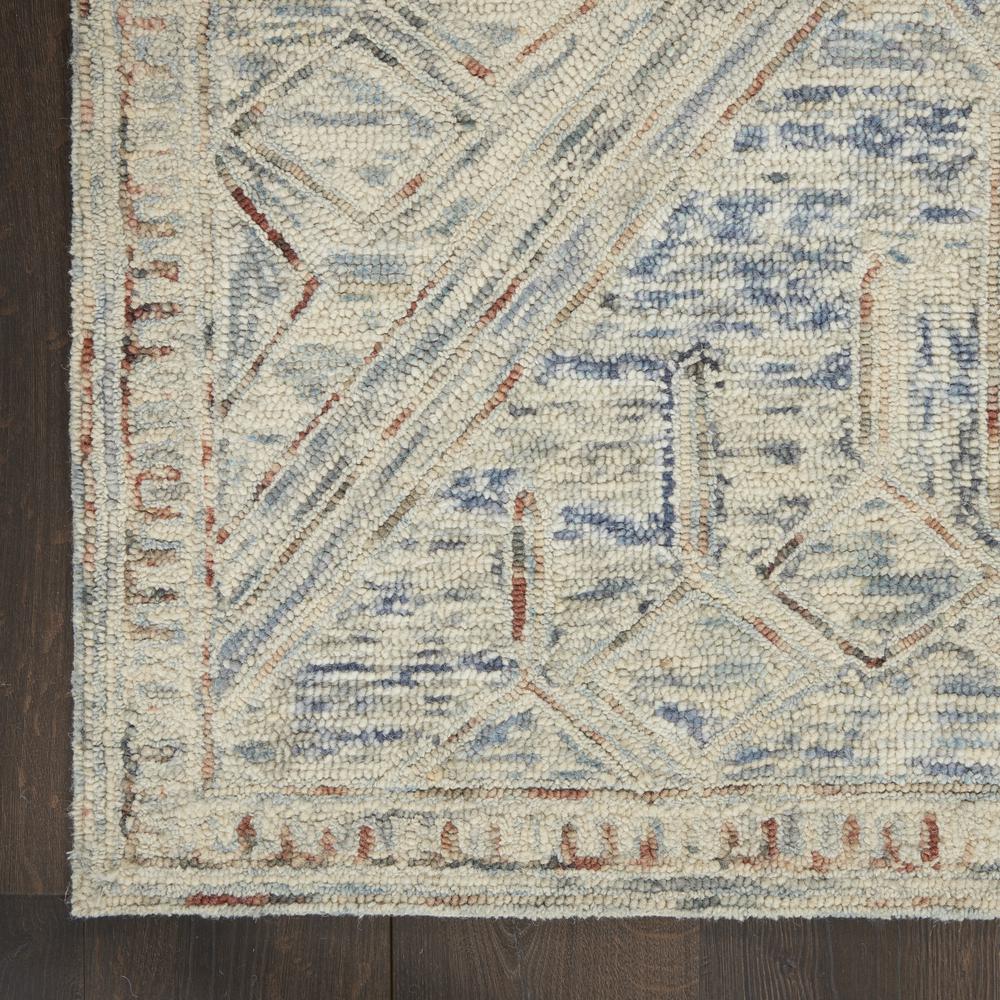 LNK02 Linked Blue/Multi Area Rug- 3'9" x 5'9". Picture 4
