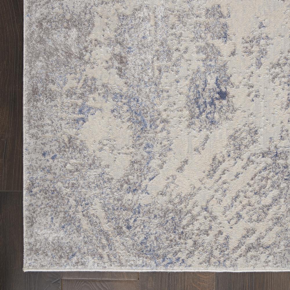 Sleek Textures Area Rug, Ivory/Grey, 3'11" x 5'11". Picture 2