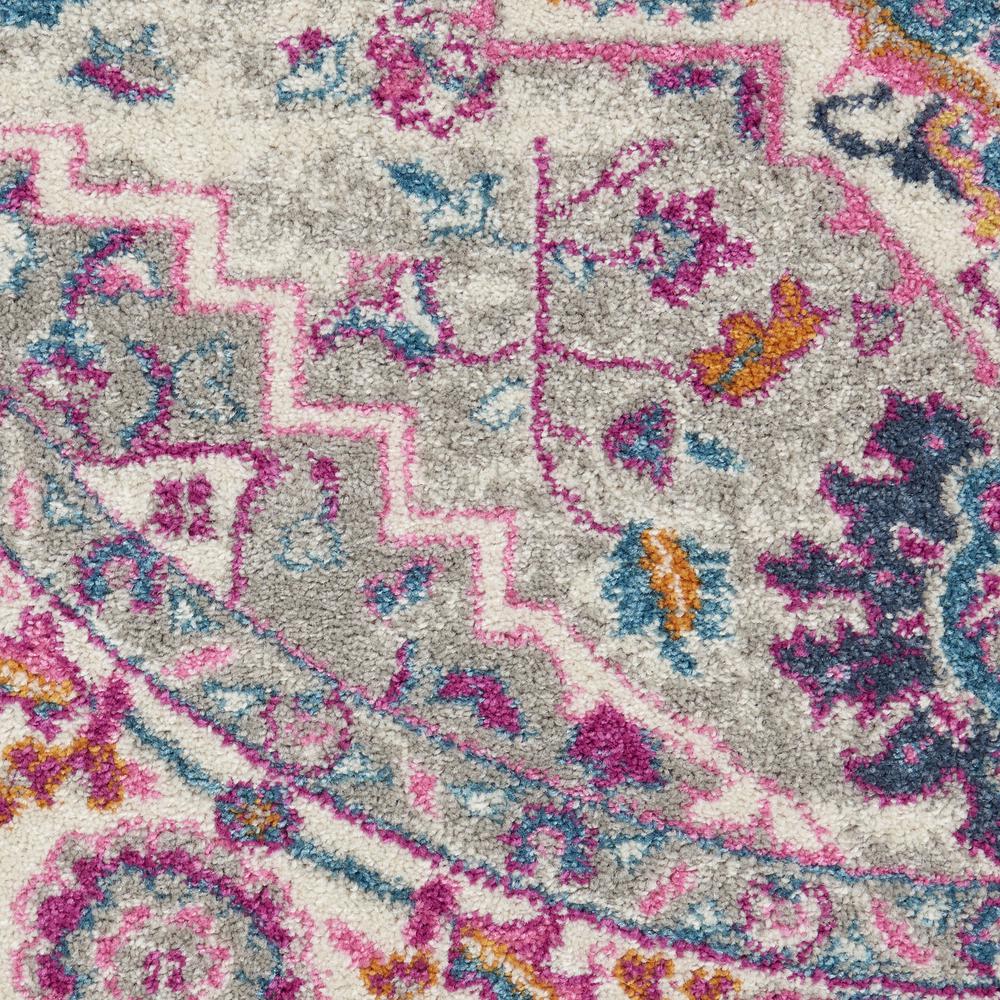Bohemian Round Area Rug, 8' x Round. Picture 7