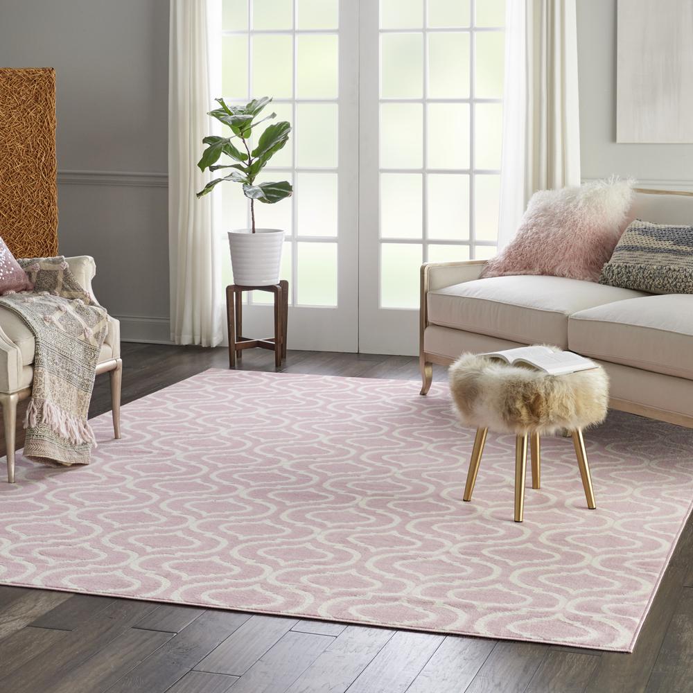 Jubilant Area Rug, Pink, 7'10" x 9'10". Picture 6