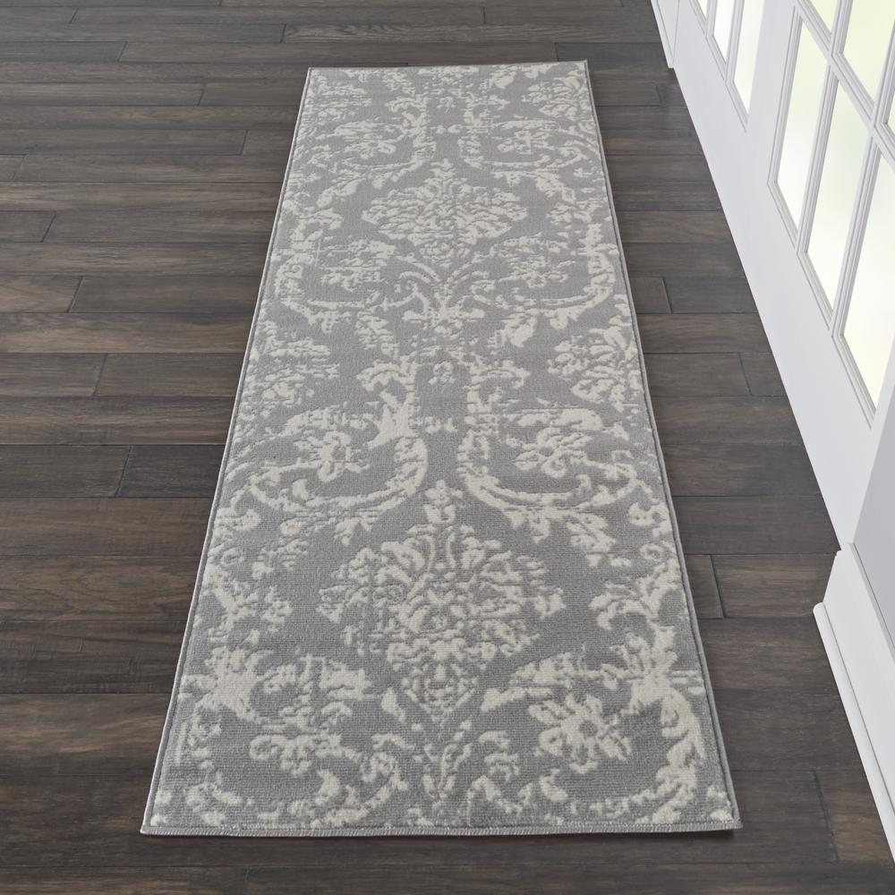 Jubilant Area Rug, Grey, 2'3" x 7'3". Picture 4
