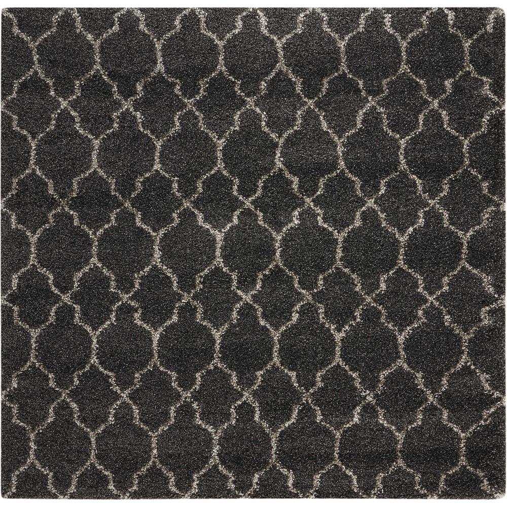 Amore Area Rug, Charcoal, 6'7" x 6'7". Picture 1