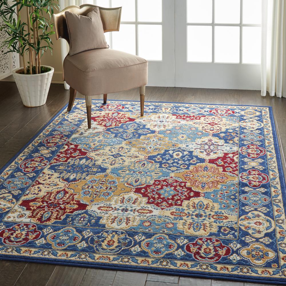 Rectangle Bohemian Machine Made Area Rug. Picture 9