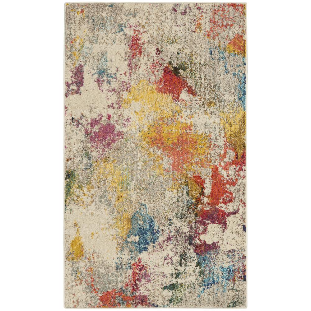 Modern Rectangle Area Rug, 3' x 5'. Picture 1