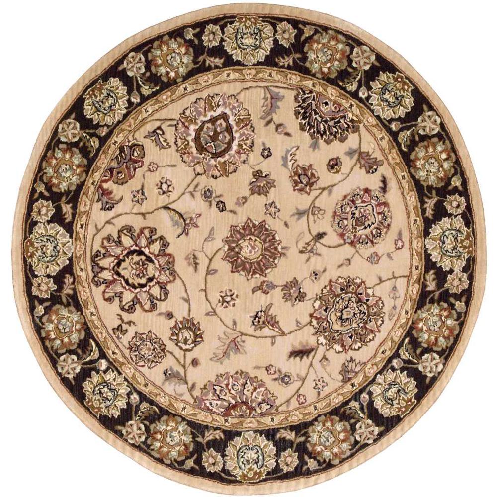 Traditional Round Area Rug, 4' x Round. Picture 1