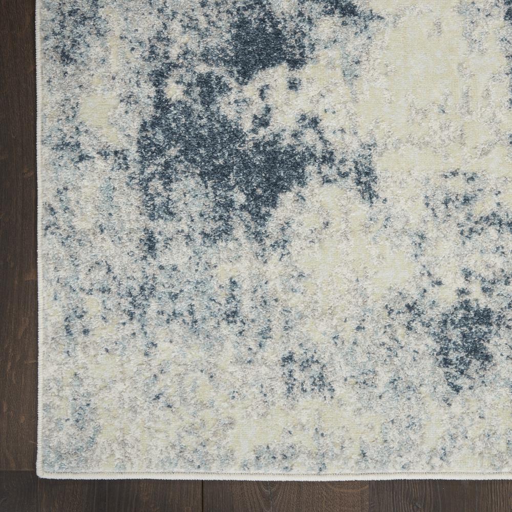 TRC06 Trance Ivory Blue Area Rug- 3'11" x 5'11". Picture 4