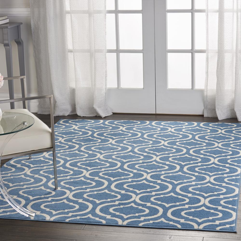 Contemporary Rectangle Area Rug, 6' x 9'. Picture 9