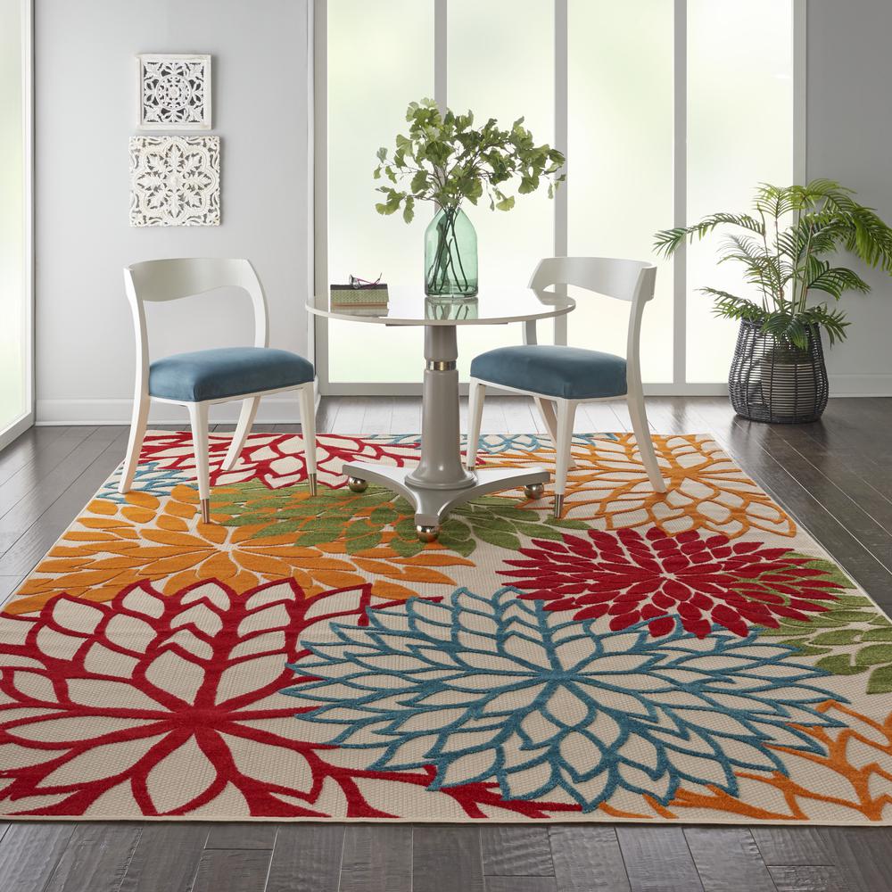 Tropical Rectangle Area Rug, 10' x 13'. Picture 3