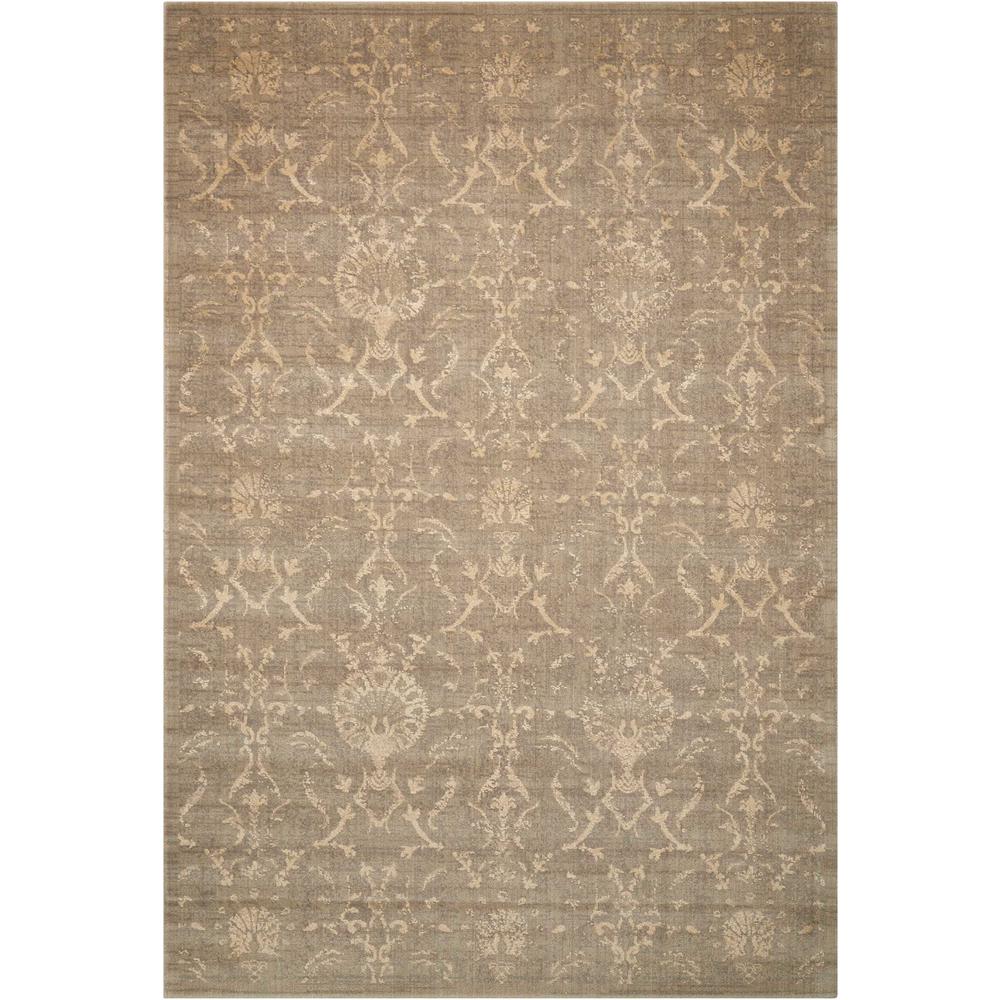 Silk Elements Area Rug, Moss, 5'6" x 8'. Picture 1