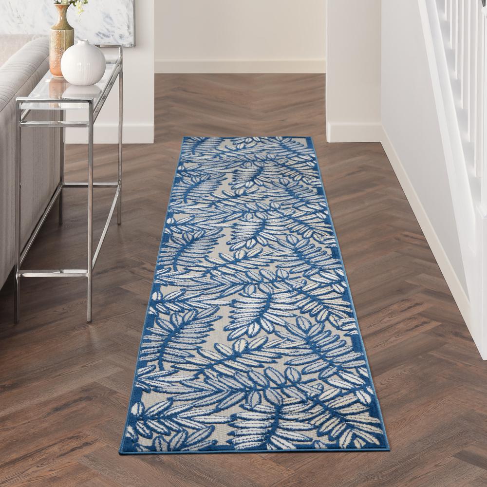 Tropical Runner Area Rug, 10' Runner. Picture 3