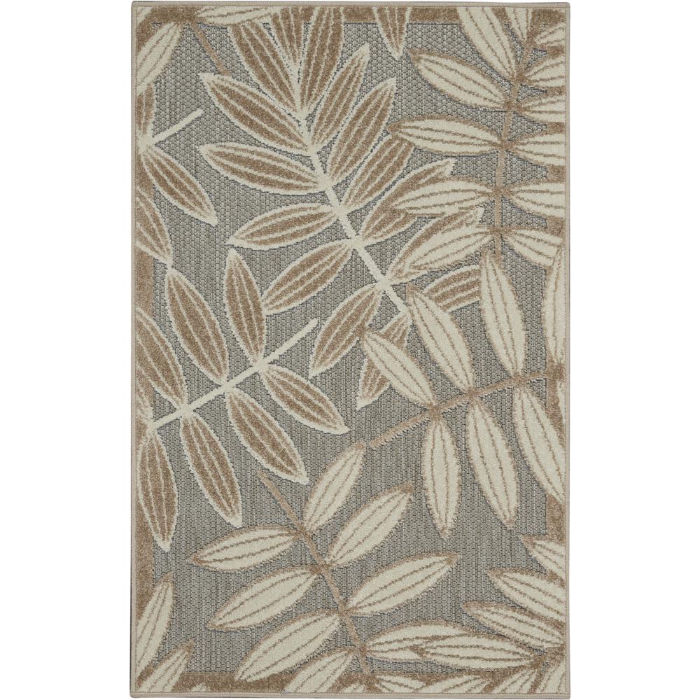 ALH18 Aloha Natural Area Rug- 2'8" x 4'. Picture 1