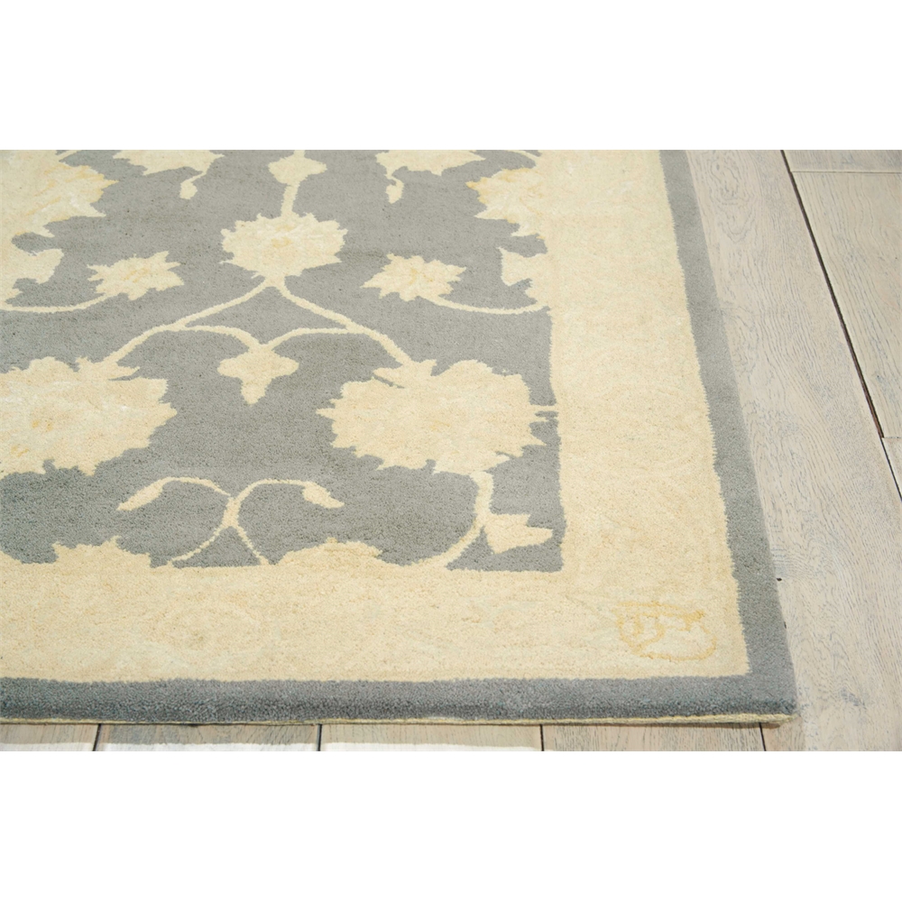 Royal Serenity "Hyde Park" Slate Area Rug. Picture 3