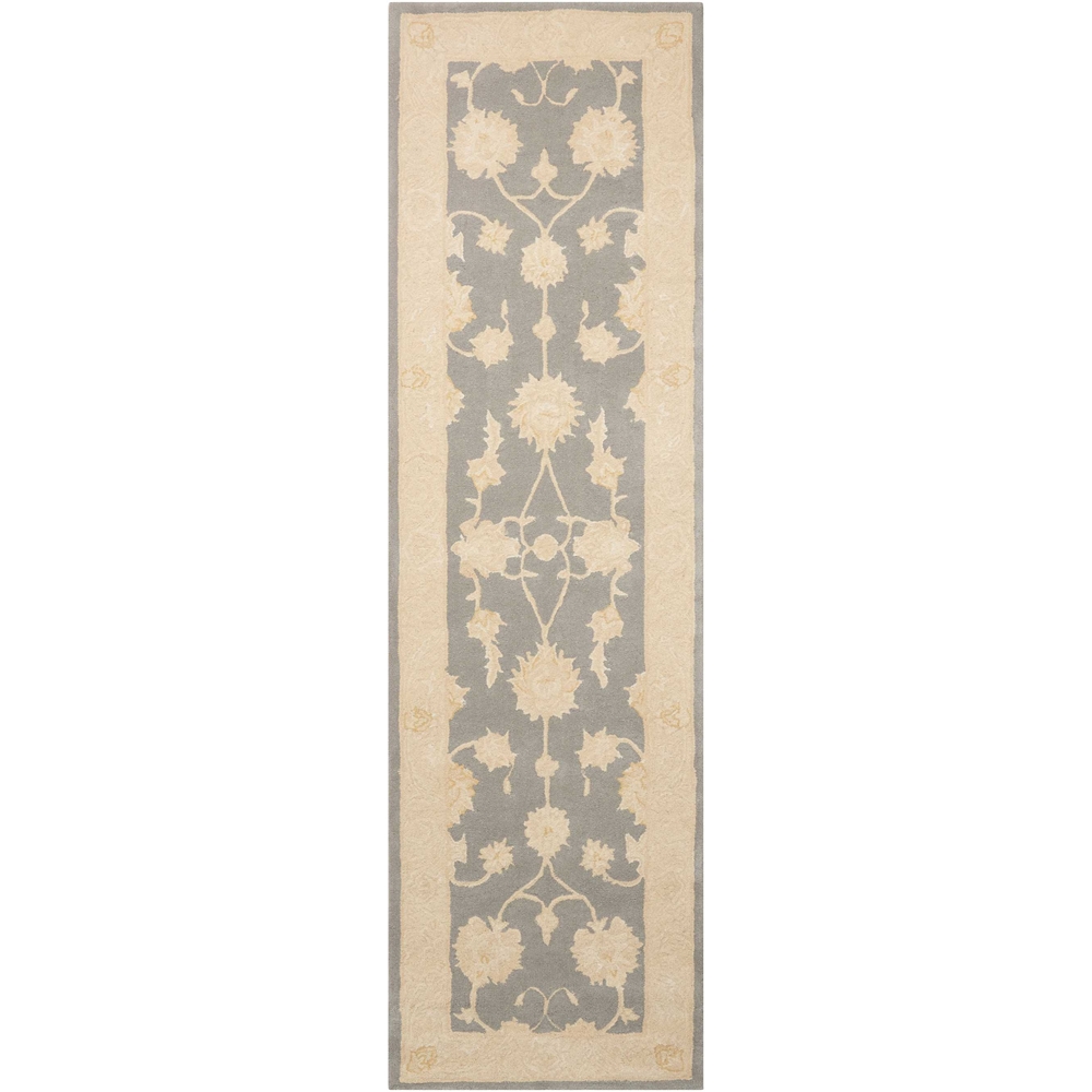 Royal Serenity "Hyde Park" Slate Area Rug. Picture 1