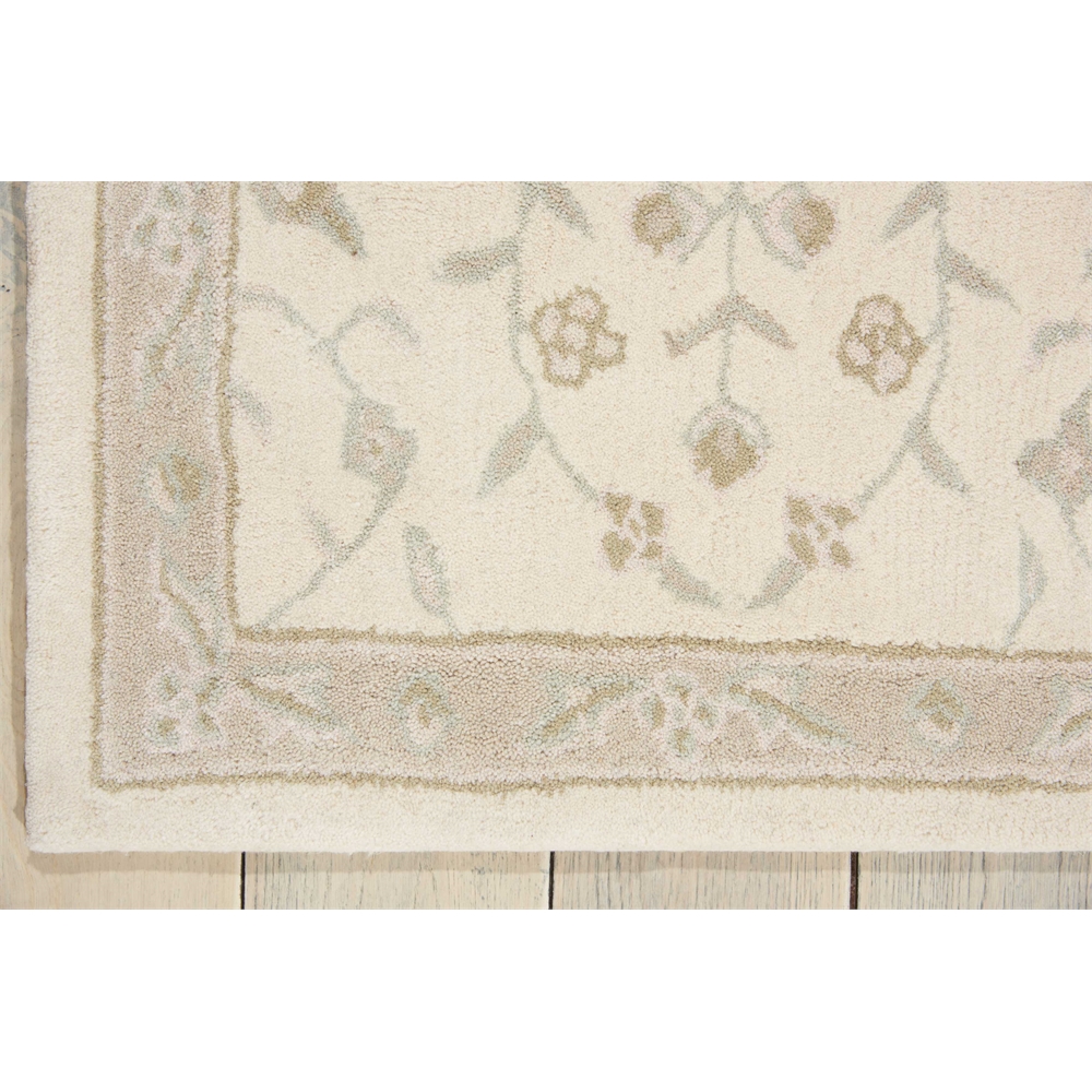 Royal Serenity "St. James" Bone Area Rug. Picture 1