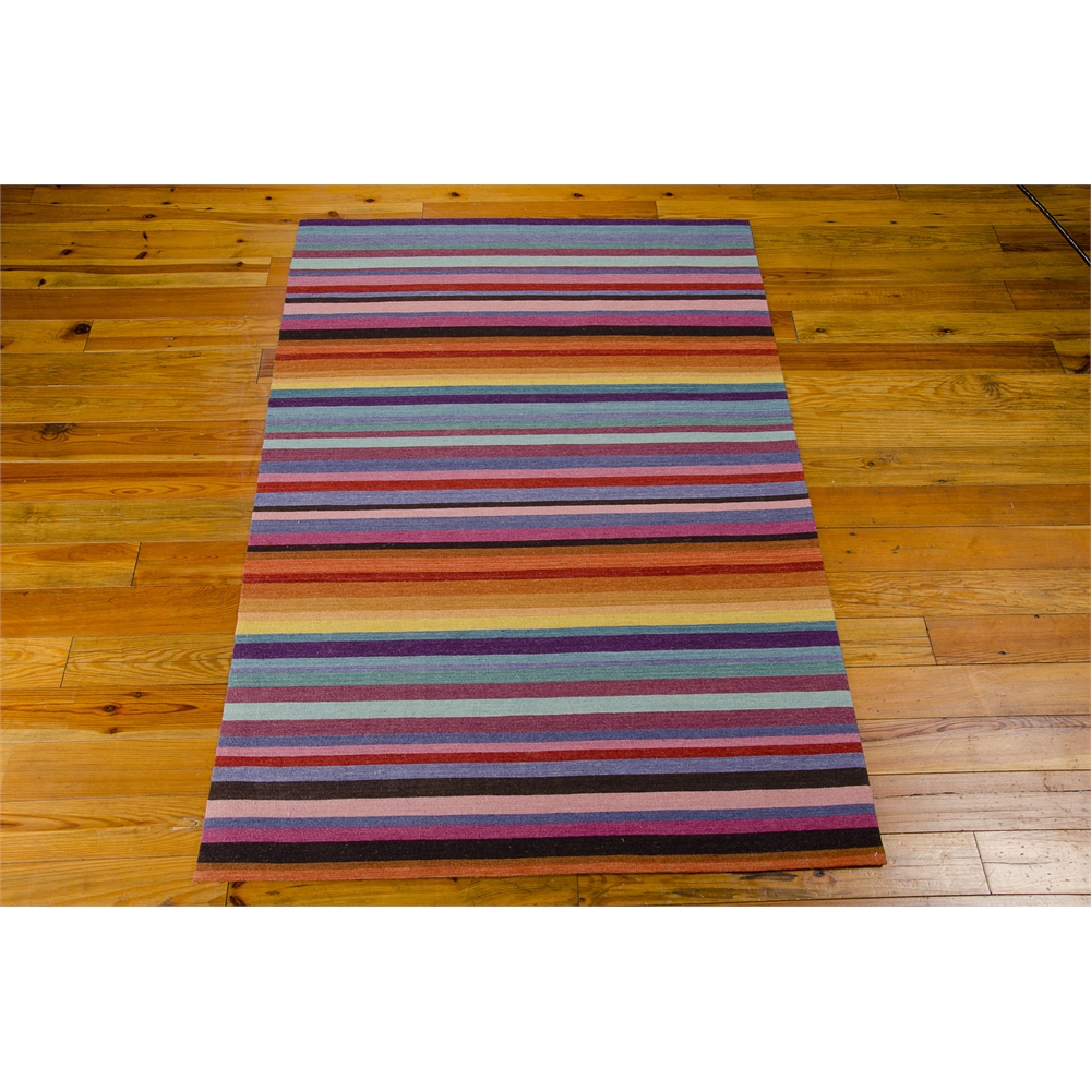 Ki08 Griot Rectangle Rug By, Chili Pepper, 5'3" X 7'5". Picture 2
