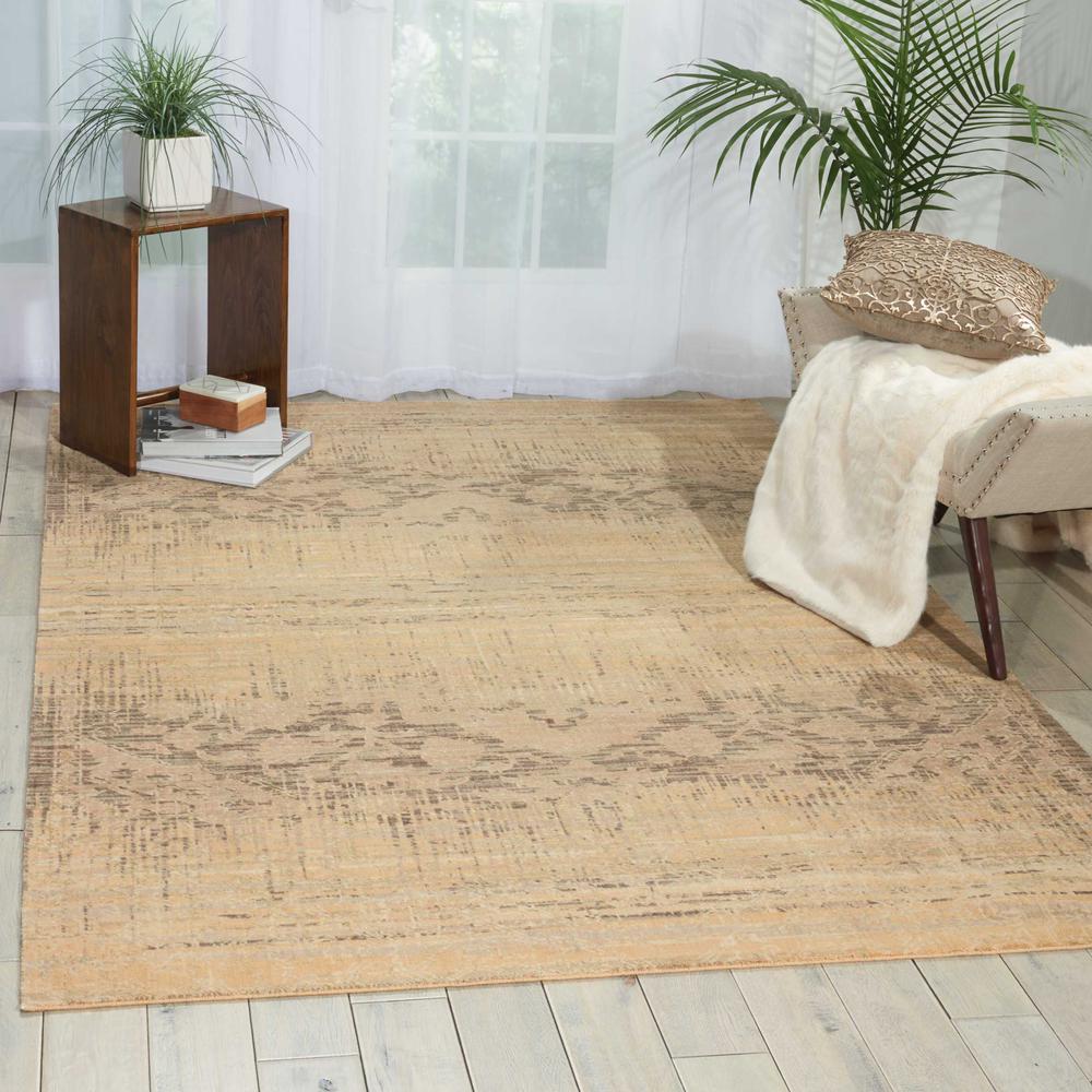 Silk Elements Area Rug, Beige, 9'9" x 13'. Picture 2