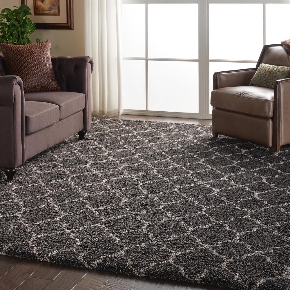Amore Area Rug, Charcoal, 7'10" x 10'10". Picture 9