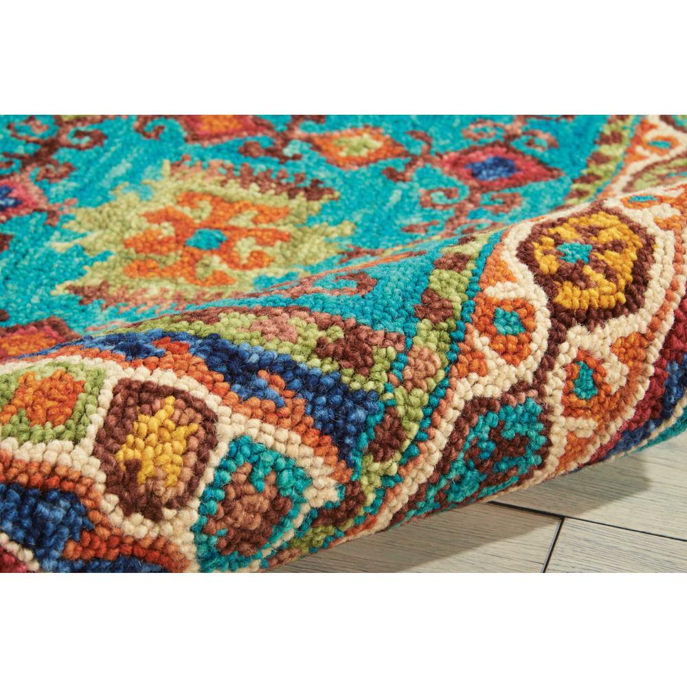 Vivid Area Rug, Teal, 8' x 10'6". Picture 3