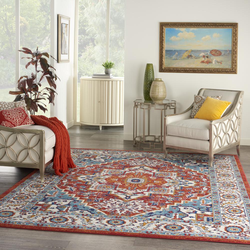 Bohemian Rectangle Area Rug, 8' x 10'. Picture 10