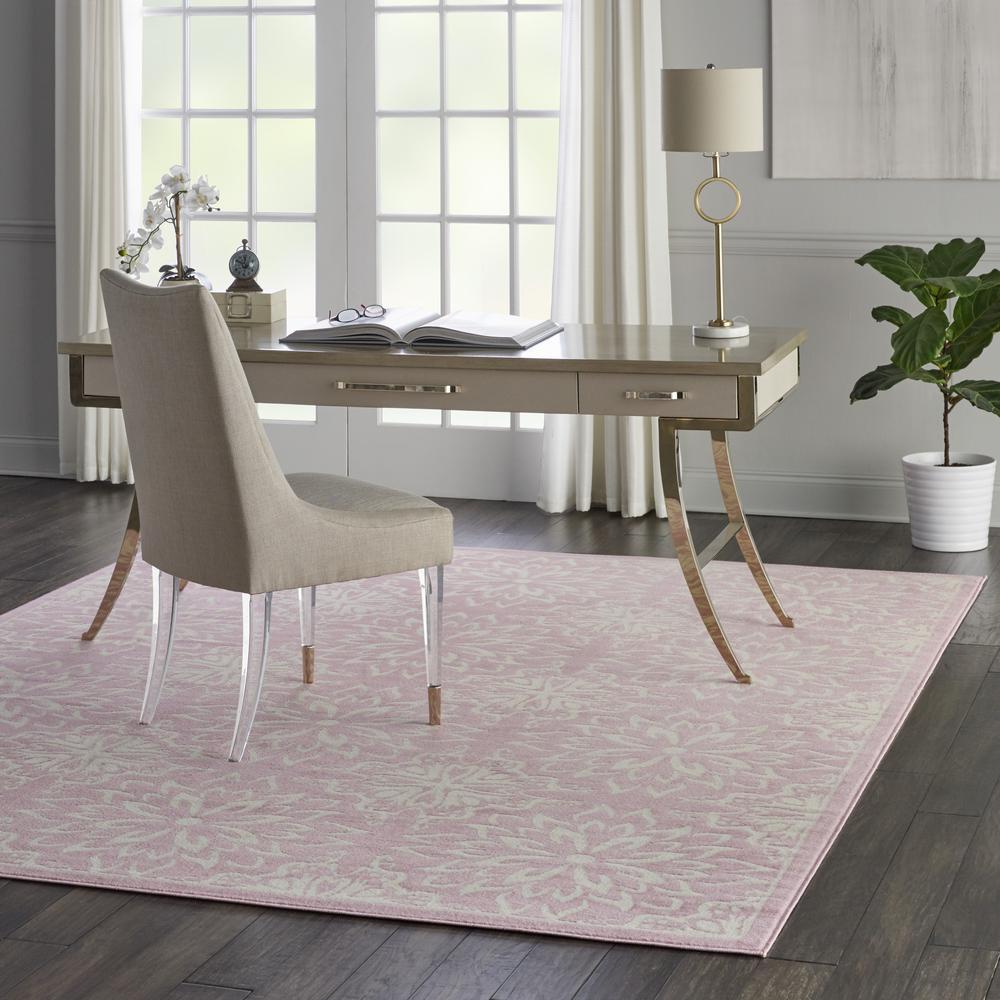 Jubilant Area Rug, Ivory/Pink, 7'10" x 9'10". Picture 6