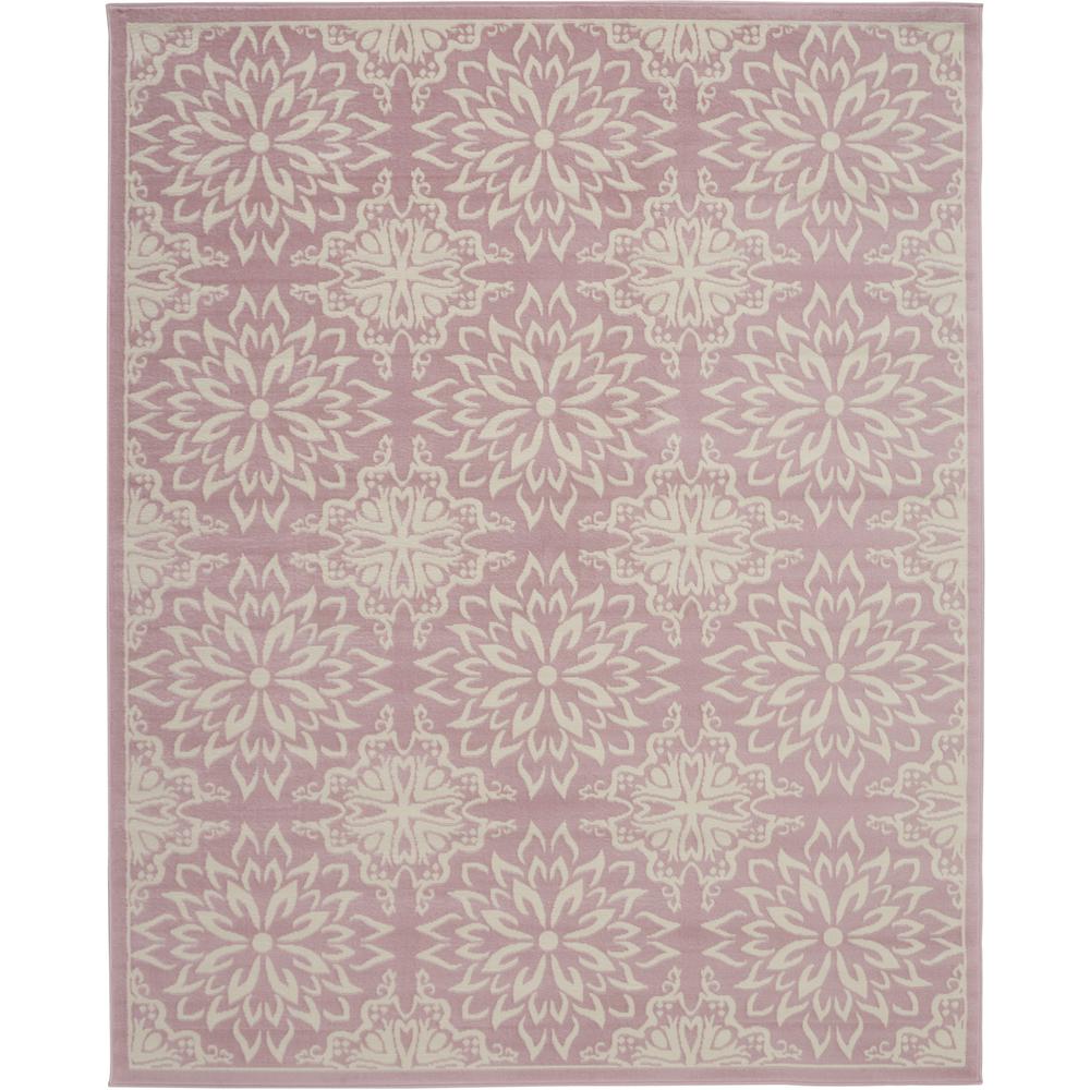 Nourison Jubilant Area Rug, 7' x 10', Ivory/Pink. Picture 1