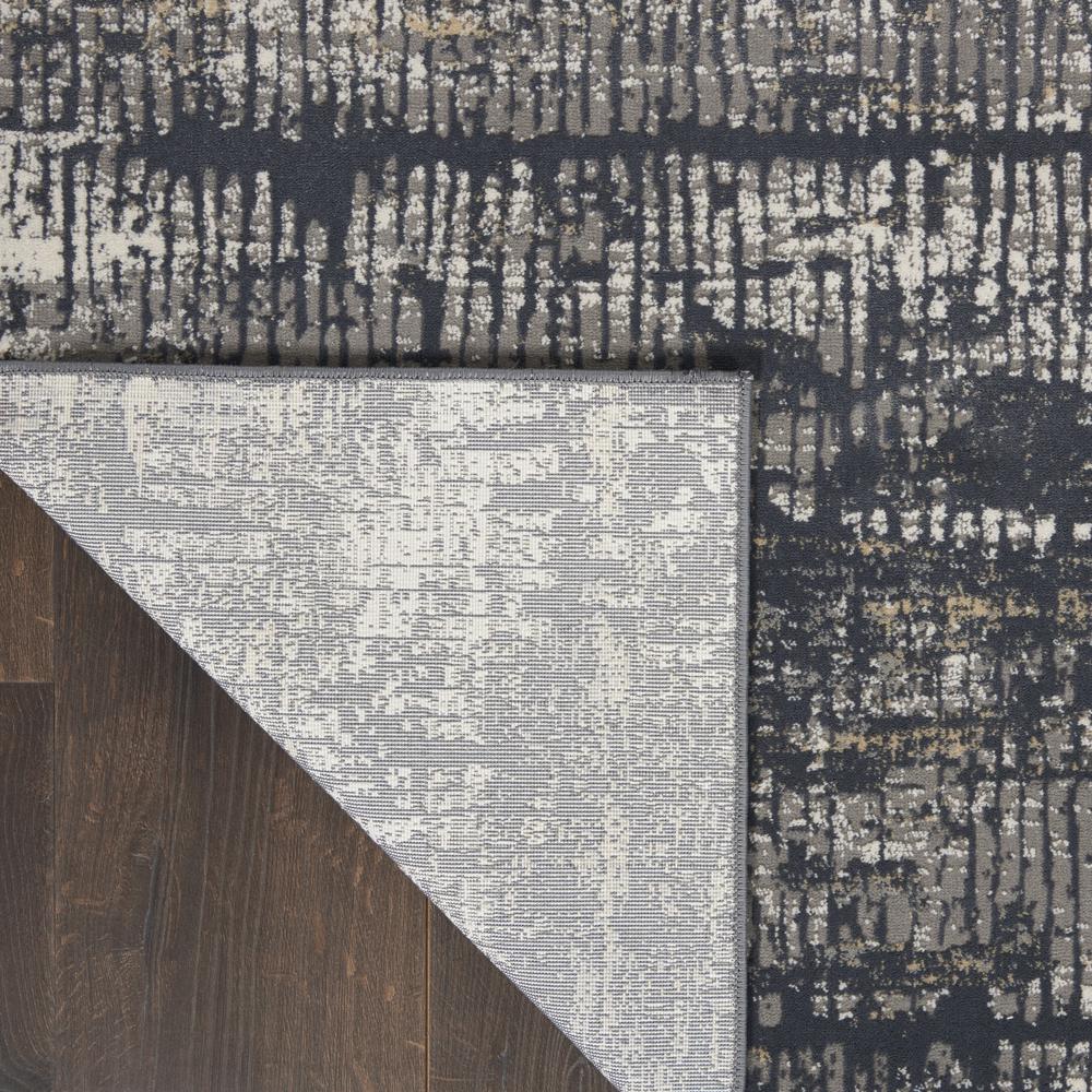 Michael Amini MA90 Uptown Area Rug, Charcoal Grey, 5'3" x 7'7", UPT03. Picture 3