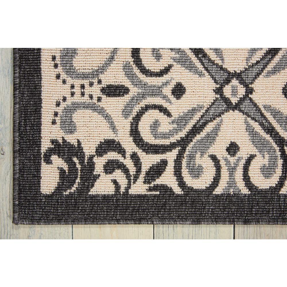 Caribbean Area Rug, Ivory/Charcoal, 3'11" x 5'11". Picture 2