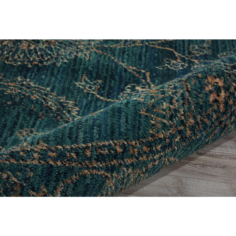 Nourison 2020 Area Rug, Teal, 5' x ROUND. Picture 4