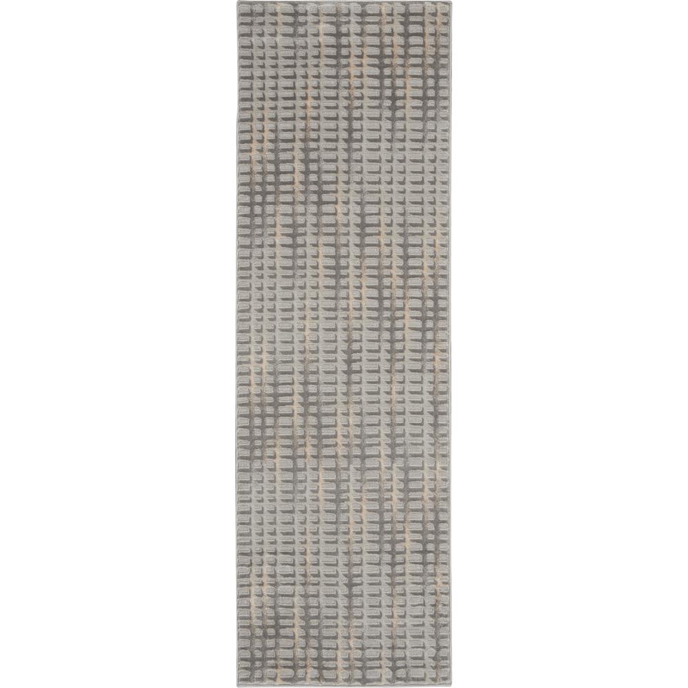 Contemporary Runner Area Rug, 7' Runner. Picture 1