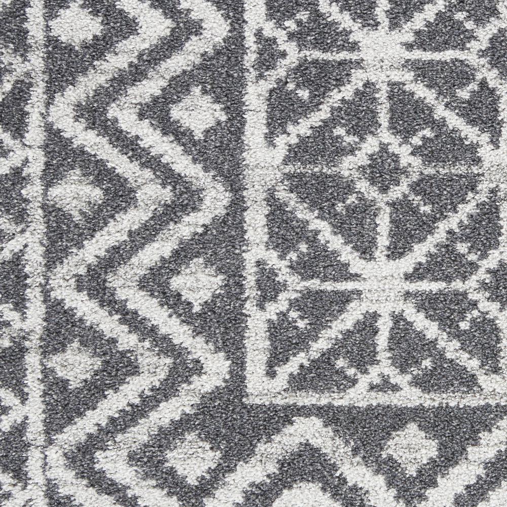 RYM02 Royal Moroccan Charcoal/Silver Area Rug- 8' x 10'. Picture 6