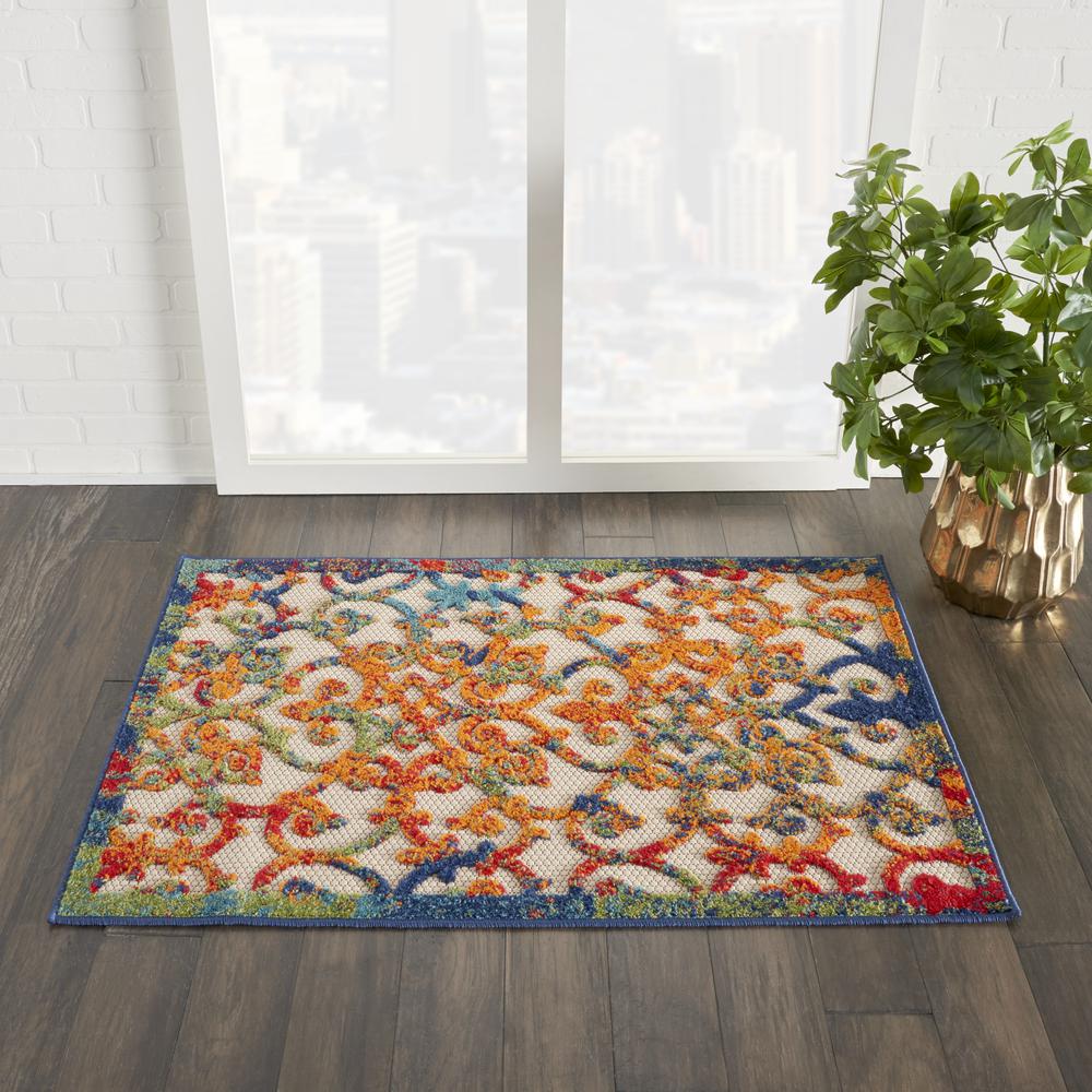 Contemporary Rectangle Area Rug, 3' x 4'. Picture 9