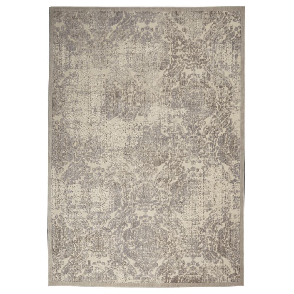 Graphic Illusions Area Rug, Ivory, 7'9" x 10'10". Picture 1